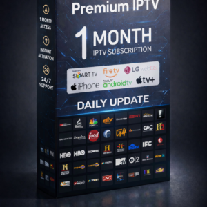 1 Month IPTV Subscription UK — Try With No Commitment