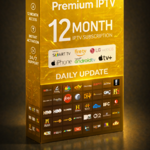12 Month IPTV Subscription UK + 2 Months Free — Best Price Per Month