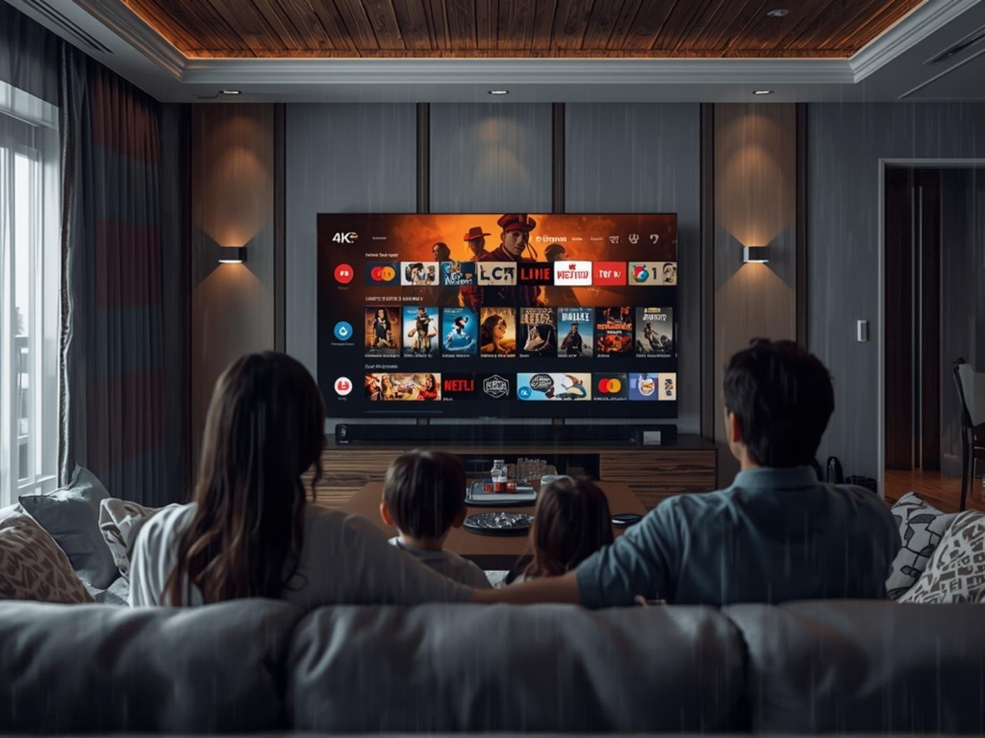 STREMOVA best IPTV UK service showing 4K live channels on Smart TV and mobile device